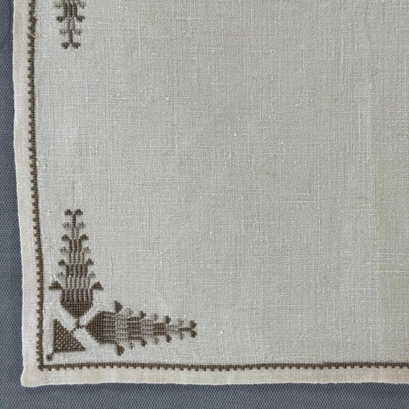 Vintage Arab Refugee Handworks Centre Jerusalem Linen Placemats(7) – Miss Halaby - Picture 11 of 16